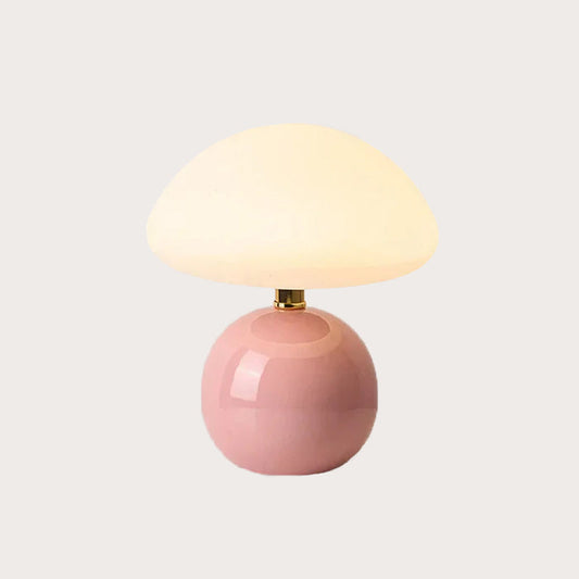 Cream Mushroom Lamp