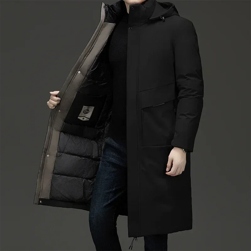 John | Men’s Long Hooded Warm Winter Coat