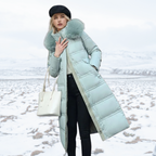 Florence | Women’s High-Collar Long Puffer Winter Coat