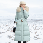 Florence | Women’s High-Collar Long Puffer Winter Coat