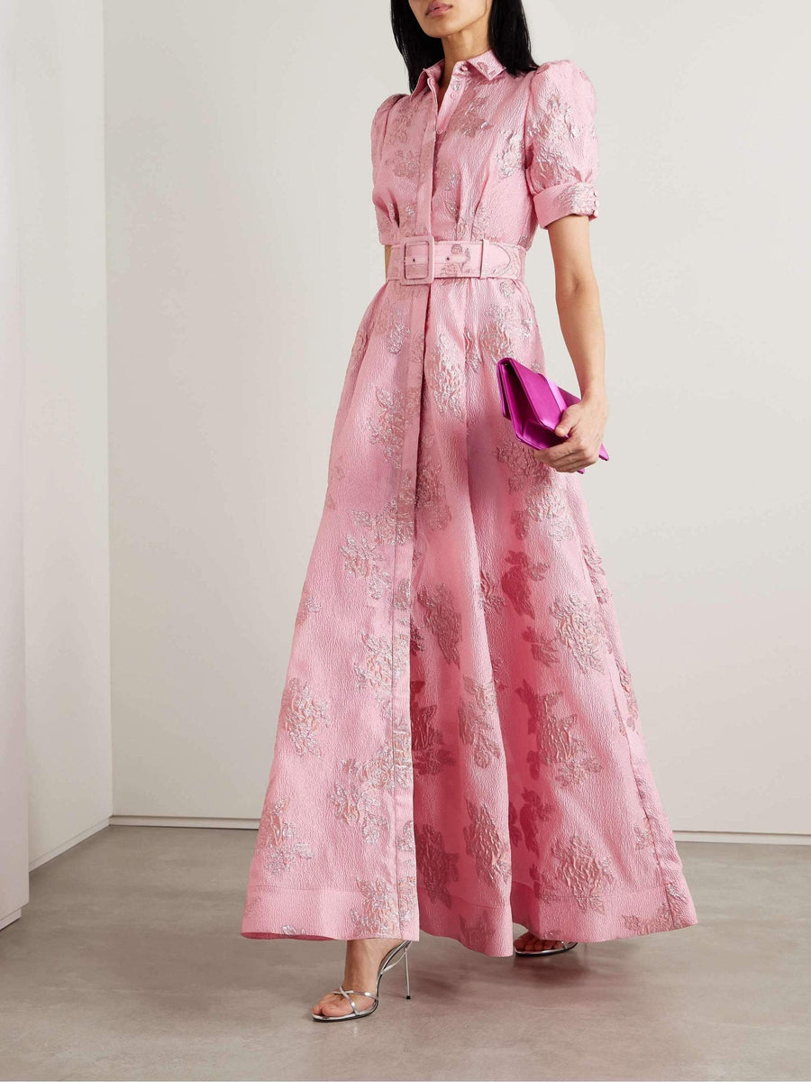 Anabella | Elegant Short Puff Sleeves Dress