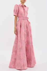 Anabella | Elegant Short Puff Sleeves Dress