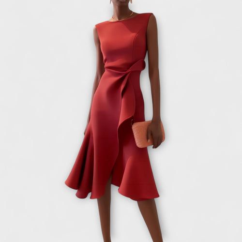 Ariane | Pleated Midi Dress