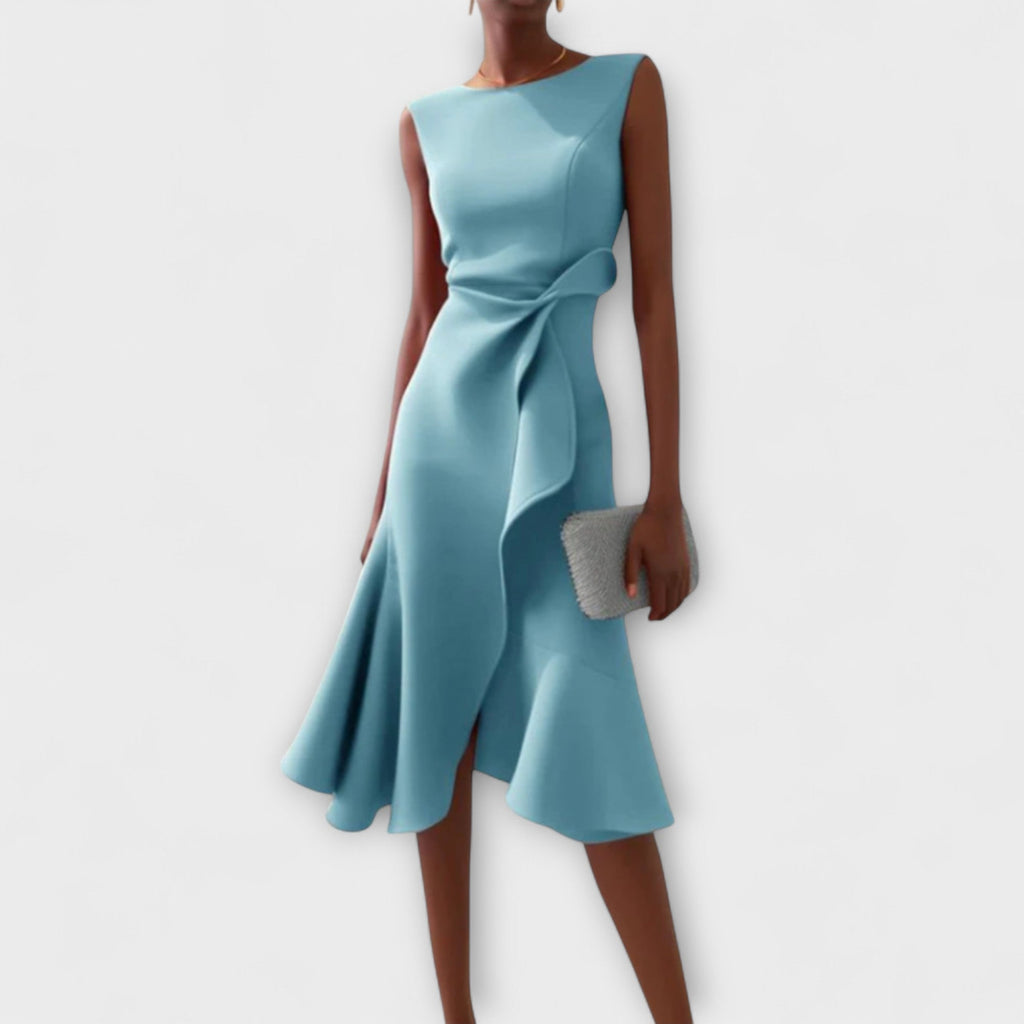 Ariane | Pleated Midi Dress