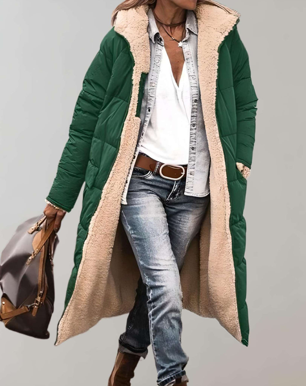 Casey | Winter Women’s Puffer Coat with Fleece Lining