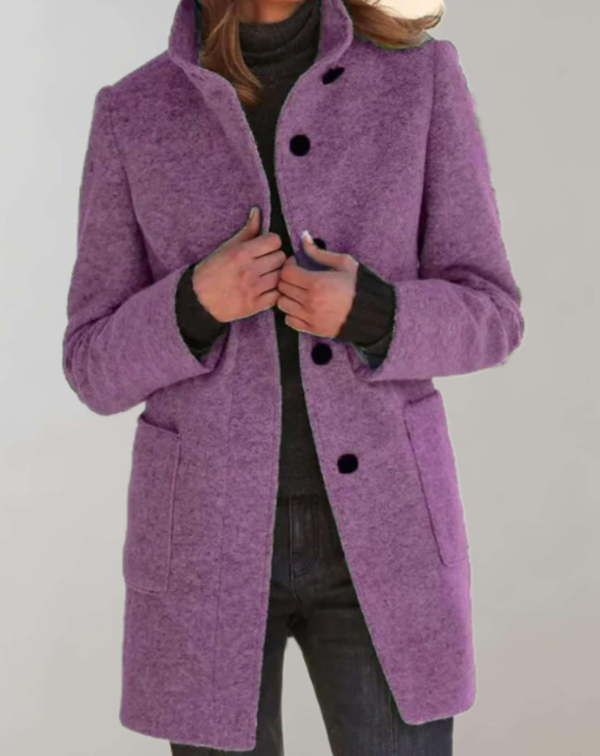 Avery | Women Winter Casual Button Coat
