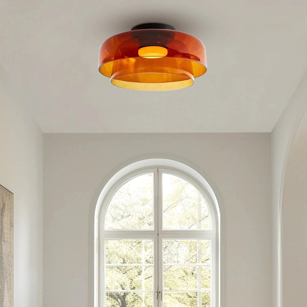 Multi-Layer Glass Ceiling Light