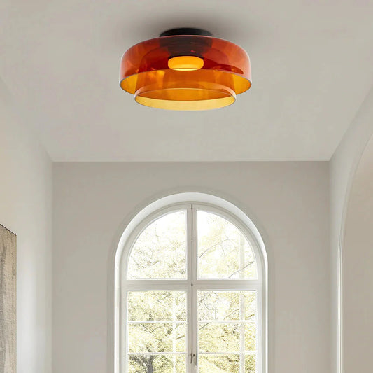Multi-Layer Glass Ceiling Light