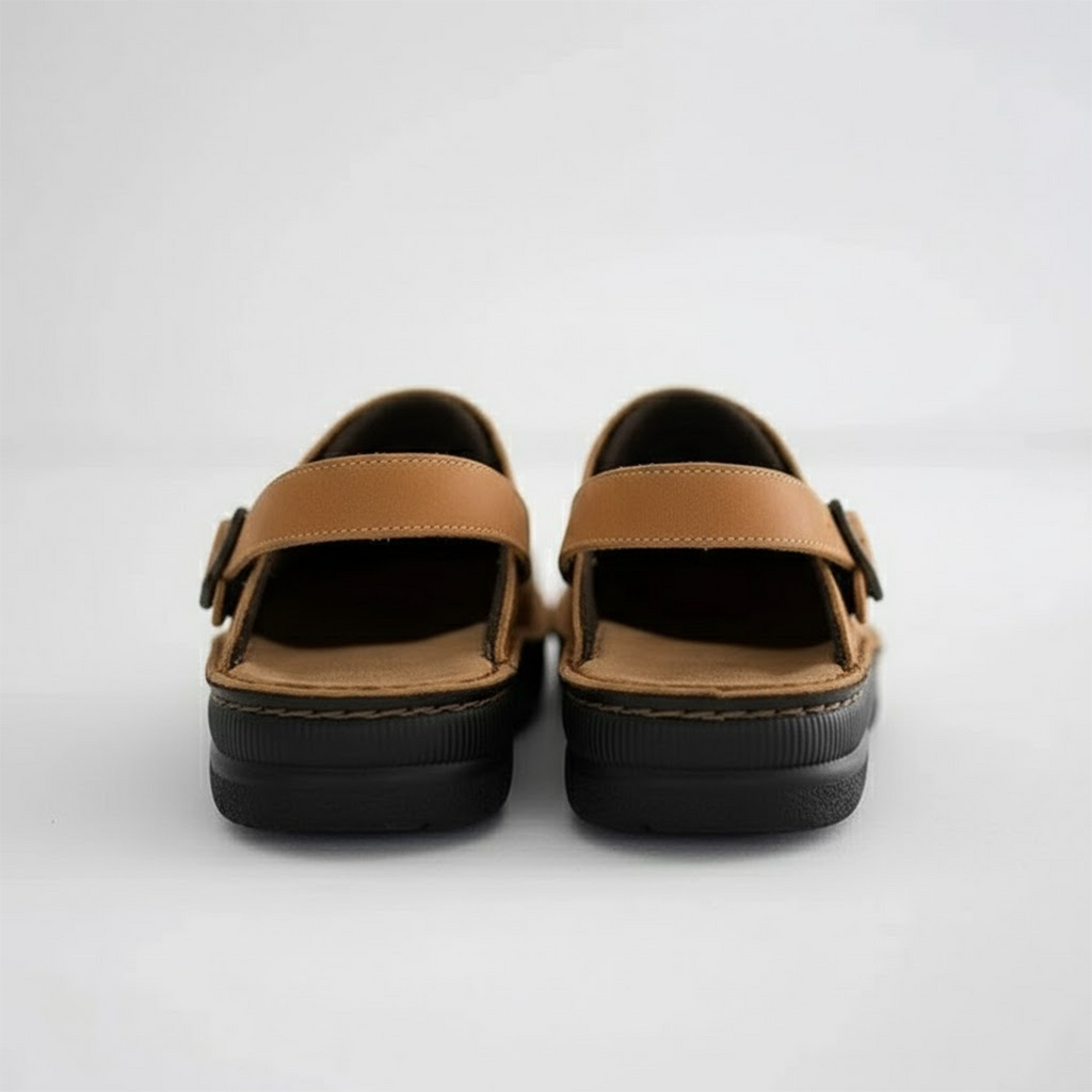 Arthur | Men’s Orthopaedic Leather Slip On Clogs