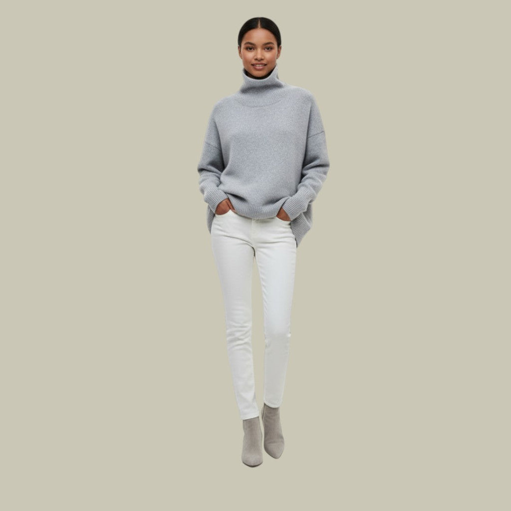 Ruby | Women’s Winter Oversized Turtleneck Pullover Sweater