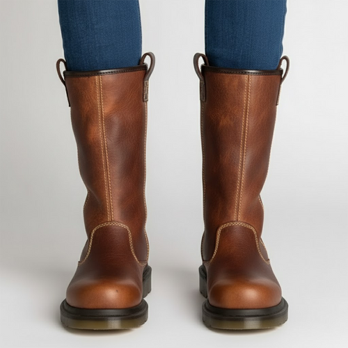 Bradley | Lined Leather Boots Winter Warm Work Style