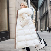 Florence | Women’s High-Collar Long Puffer Winter Coat