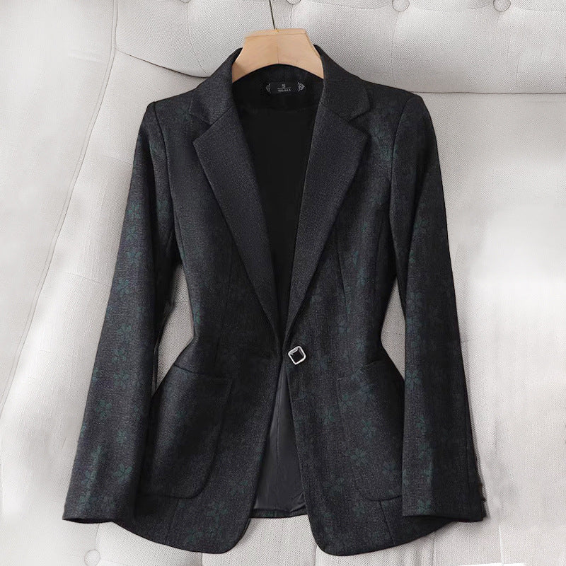 Zara | Women's Blazer with Grid Pattern