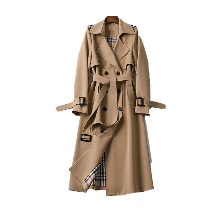 Emily | Women’s Double-Breasted Belted Trench Coat