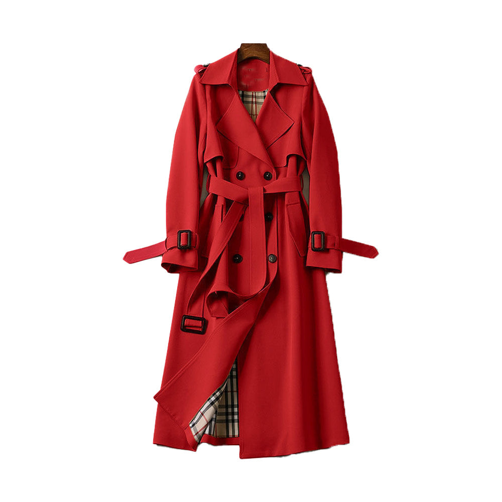 Emily | Women’s Double-Breasted Belted Trench Coat