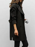 Scarlett | Women’s Double Breasted Longline Winter Coat