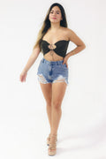 Relaxed Casual Drawstring Shorts - S