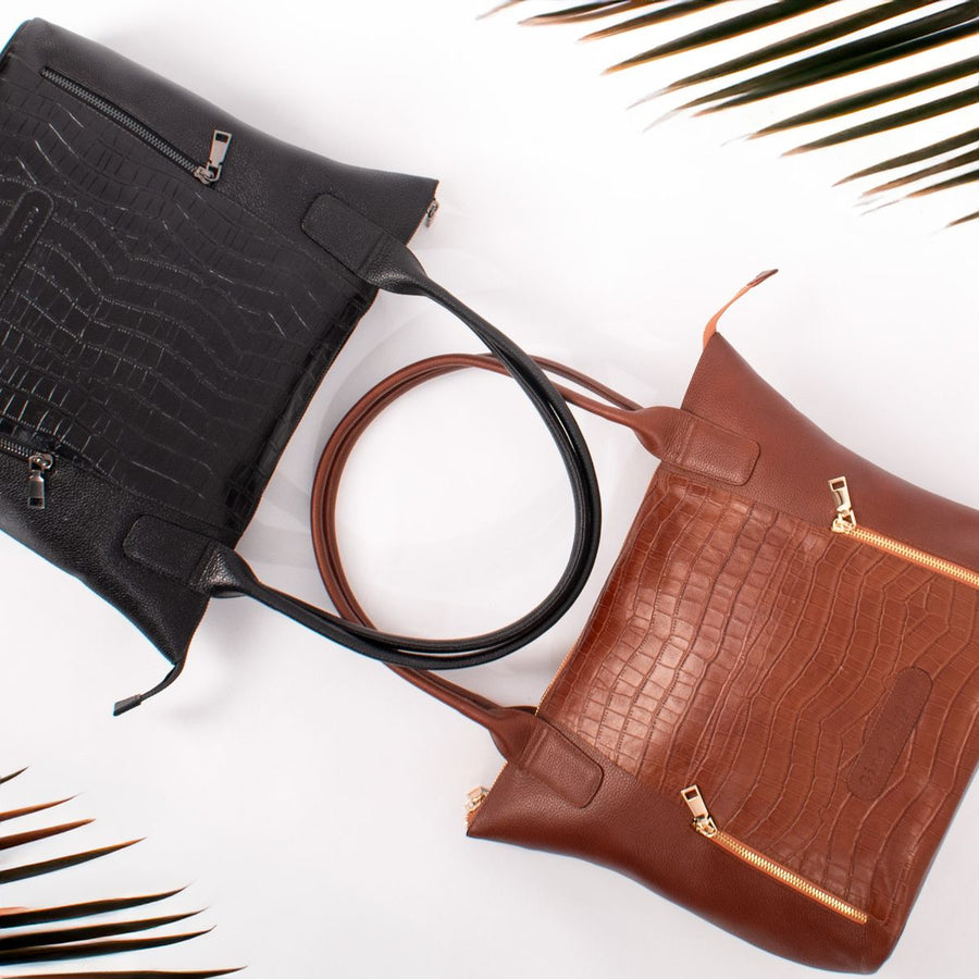 Mila Structured Tote Bag - One Size