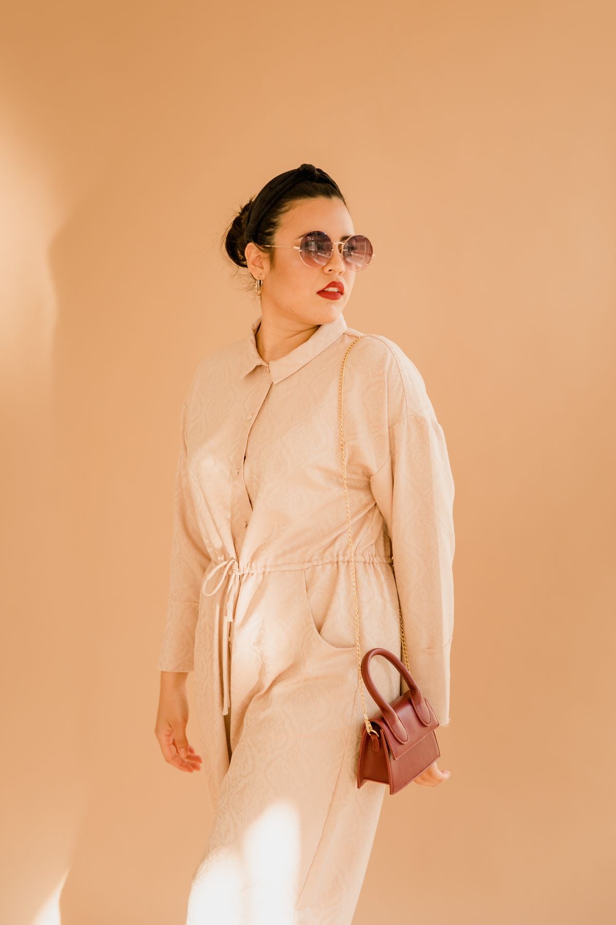 Wide Leg Wide Leg Jumpsuit Set - S